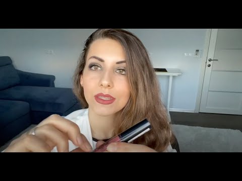 ASMR Lipstick Application | Tapping, Mouth Sounds, Whispering