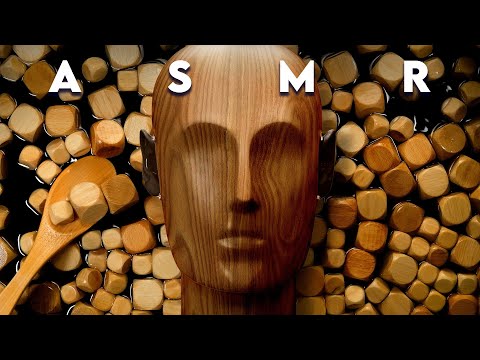 ASMR WOOD SOUP + Other Sleep & Tingle Inducing Triggers from Ear to Ear [All Natural | No Talking]