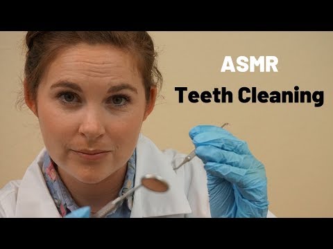 [ASMR] Teeth Cleaning Dentist Roleplay ~ brushing, scraping, polishing