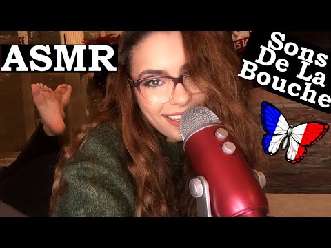 French ASMR Mouth Sounds & Triggers (French Whispers & Brushing)