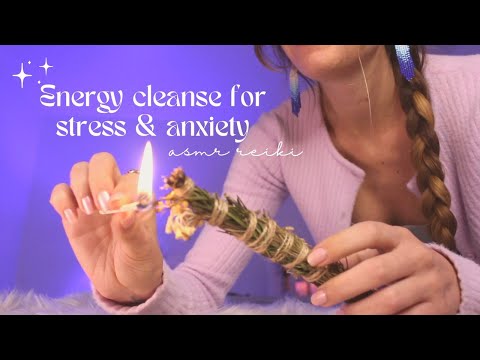full body ASMR REIKI 🦋 release fear, anxiety & stress | hand movements, personal attention