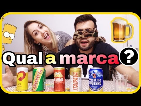 DESAFIO: TESTE CEGO DA CERVEJA - DESCUBRA A MARCA PELO SABOR (ft. MARIDO) | Bianca Peres