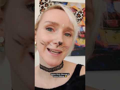 Katzen-Kratz-Massage & -Makeup 🐱