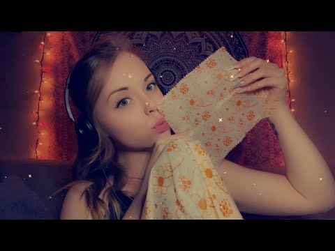 ASMR! Bees Wax Wrap! 🐝🍯 Sticky Sounds, Tapping, Scratching