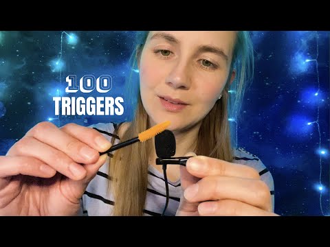 ASMR 100 Fast Triggers in 20 Minutes