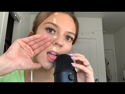 ASMR|FAST MOUTH SOUNDS| HAND MOVEMENTS & RELAXING VISUALIZATION