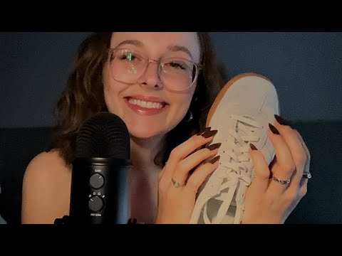ASMR tingly trigger assortment (personal attention, shoe tapping, mouth sounds, mic triggers...)