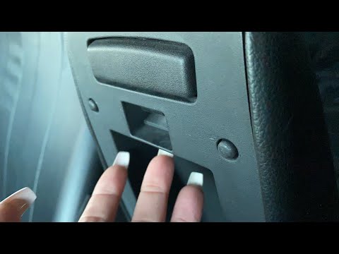 ASMR Middle Console and Leather Tapping