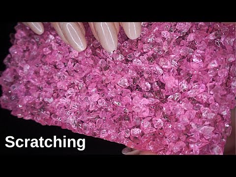 ASMR with Textured Rocks & Crystals [Fast Scratching]