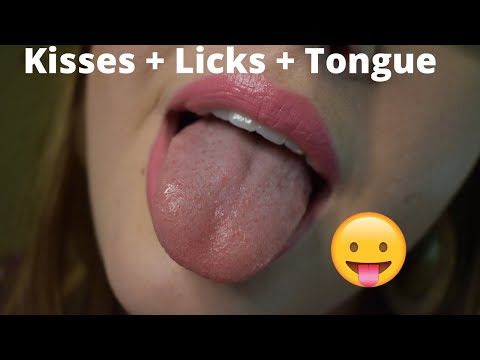 ASMR || Lens Licking, Kissing and Tongue Fluttering