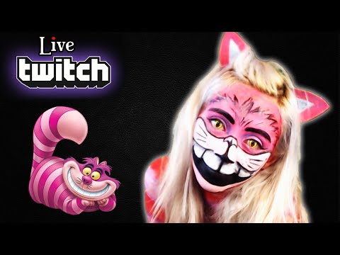 Rediff Live Twitch Bodypaint CHESHIRE CAT