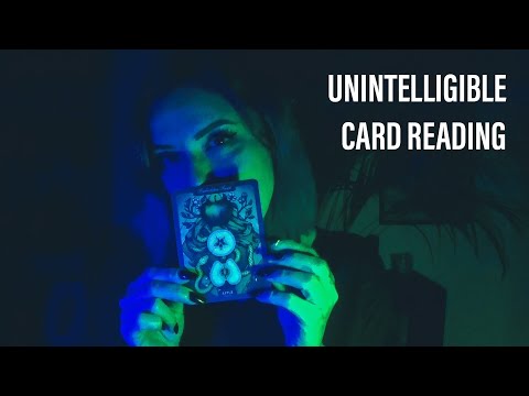 Unintelligible card reading - ASMR ita roleplay