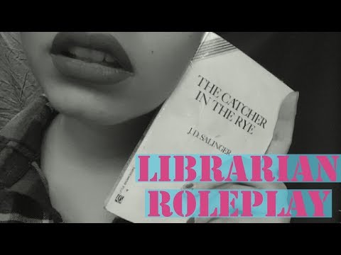 ASMR Ear To Ear Librarian Reads To You + Page Licking/Turning