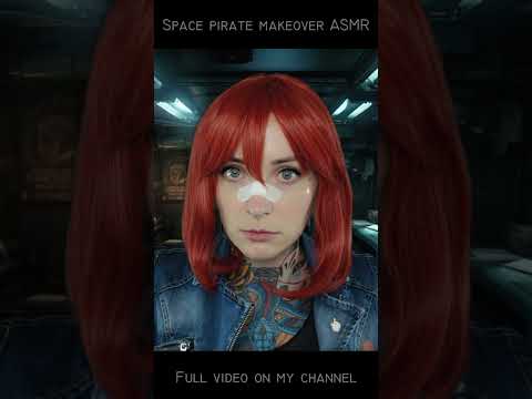Space pirate ASMR / Temporary face tattoos