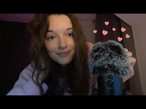 ASMR ~ Fluffy (tongue clicking, tapping, breathing, hands) 💞
