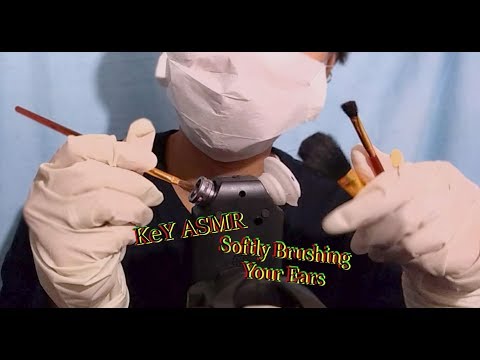 Softly Brushing Your Ear || ASMR by KeY || (no talking)