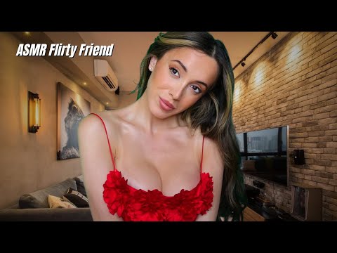 ASMR Flirty Friend Kisses You Before a Date ❤️ soft spoken