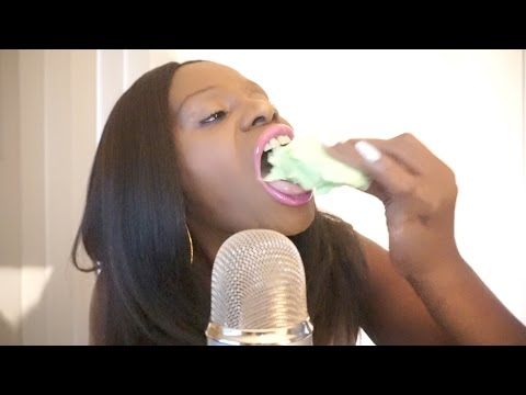 COTTON CANDY ASMR Eating Sounds