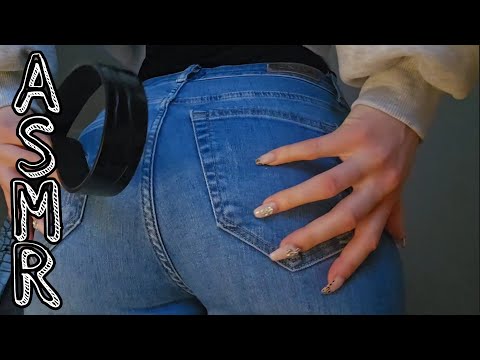 ASMR - scratching jeans and belt