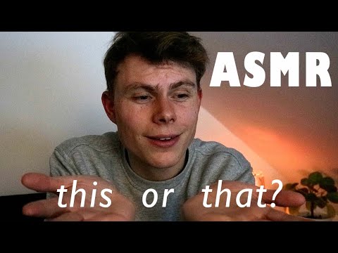 ASMR – Would You Rather? 🤔 Close-Up Whispering