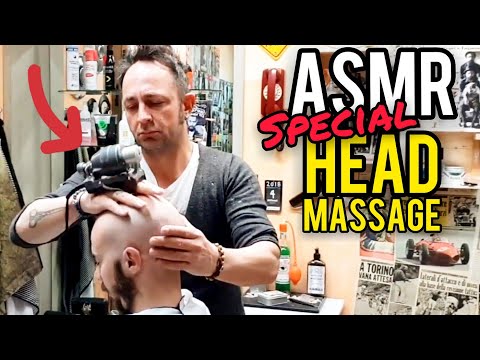 SPECIAL HEAD MASSAGE + SHAVING | ITALIAN BARBERSHOP | 2/3 | ASMR VIDEO