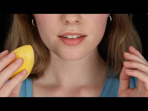 ASMR Doing Your Makeup 🍄 (semi) Fast & Aggressive with VERY Realistic Layered Sounds