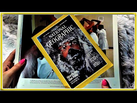ASMR: Slow Magazine Page Turning - National Geographic Sept. 1986 (No Talking, Paper Crinkles)