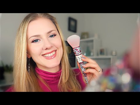 Slooow and Gentle Face Brushhhhing 🖌️ Whisper Ear-to-Ear / ASMR