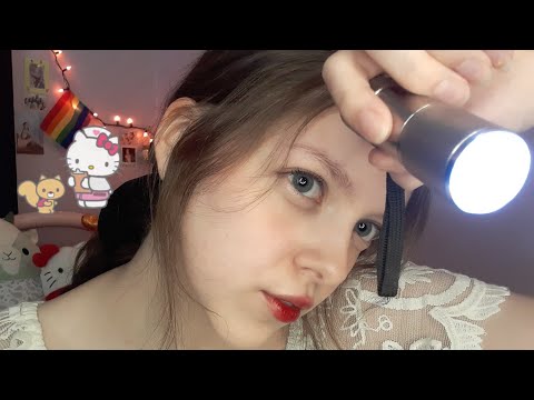 ASMR giving you a quick cranial nerve exam (whispered, personal attention)