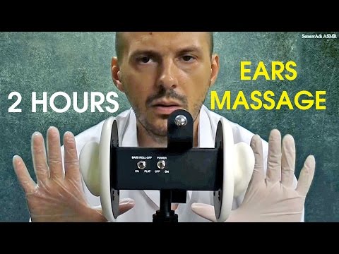 2 HOURS ASMR 3Dio Pure Binaural Ears Massage Touching for Sleep