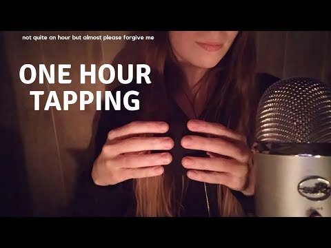 ASMR tapping ONE HOUR