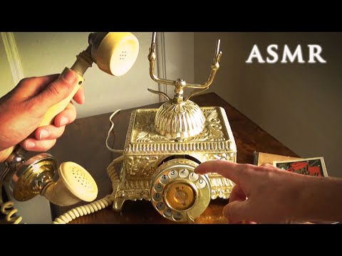ASMR Telephone Dialing | Deep Voice | Reading Maps