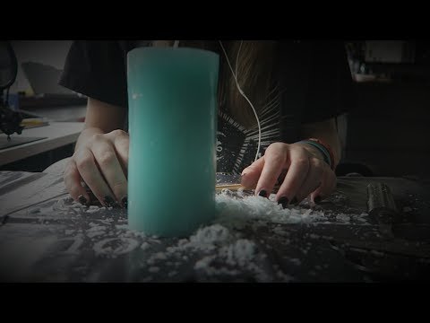 ASMR  - Candle scratching/tapping [no talking]