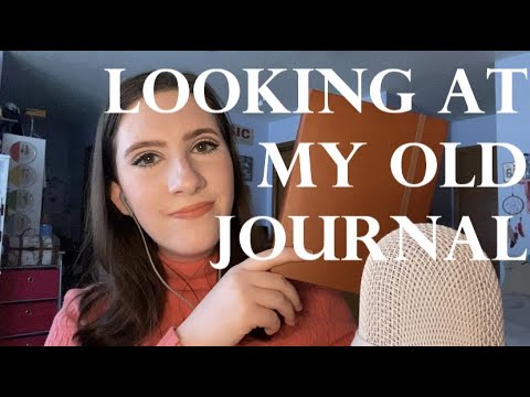 {ASMR} Looking at My Old Journal
