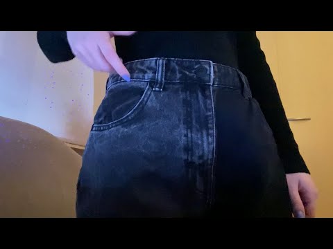 ASMR aggressive jeans scratching 👖