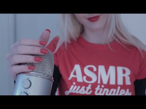 ASMR Microphone Brushing, Scratching, Tapping & Whispers 🎤 Blue Yeti Mic Test