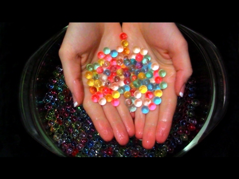ASMR Water Beads - Gems And Water Marbles (Intense Tingles) No Talking