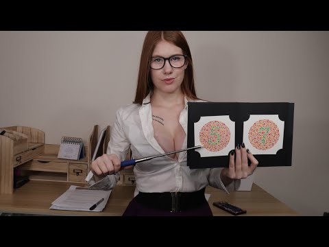 [ASMR] Color Blindness Test | Personal Attention | Ishihara Test