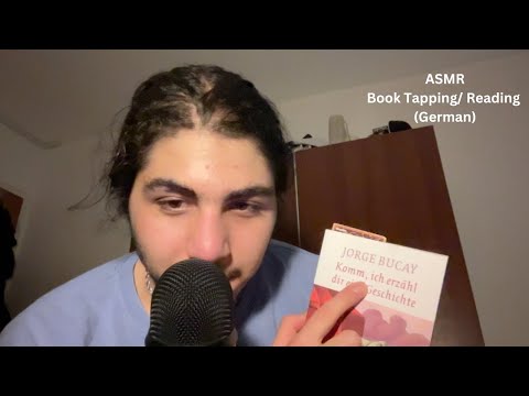 ASMR Book Tapping/ Reading (in German)