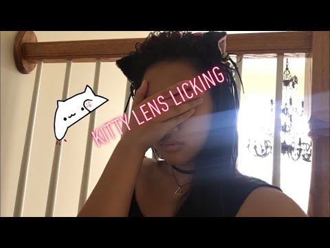 ASMR-  Curious Kitty Licks Your Face For 1 HR😻 (Lens Licking)
