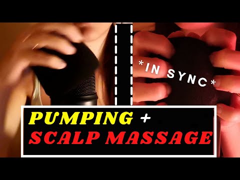 ASMR - [+1 HOUR] FAST AND AGGRESSIVE SCALP SCRATCHING MASSAGE AND MIC PUMPING, SWIRLING | foam cover