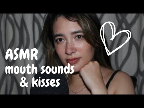 ASMR 💚 tingly mouth sounds & tingly kisses