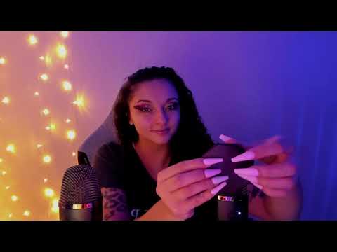 Cozy Leather Tapping During Storm ASMR