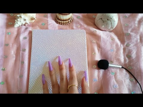 Short Lo-fi Asmr -  Tapping and Scratching on my Mermaid Notebook 🧜📙💤