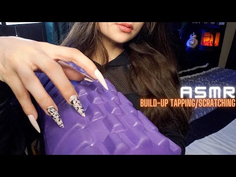ASMR - Build Up Tapping And Scratching To Camera, Fast Hand Movements For Sleep, Fast And Aggressive