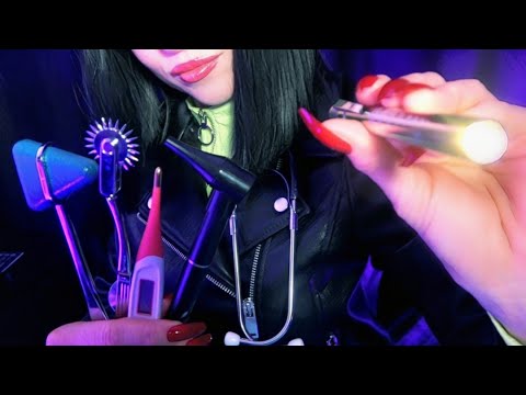 ASMR Relaxing Medical Examination by Russian Agent (Ear Exam, Eye Test, Roleplay)