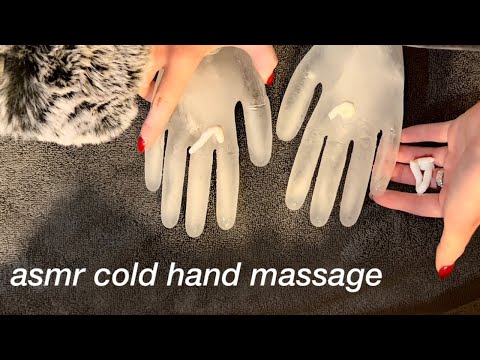 ASMR- ICE COLD Hand Massage