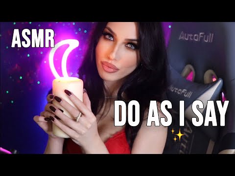 ASMR - Follow My Instructions and Your Negative Energy Will Be Gone Forever (roleplay)