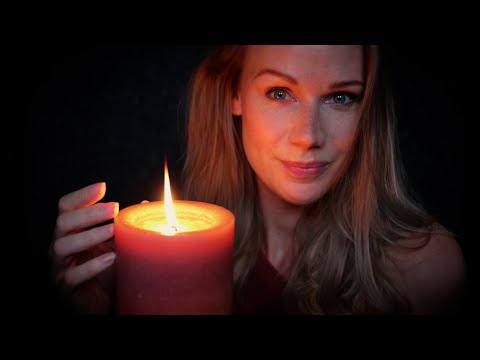 CLOSE-UP ASMR | Candle in the dark