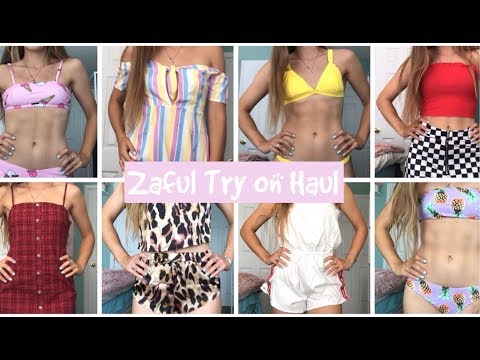 ASMR Zaful Try On Clothing Haul